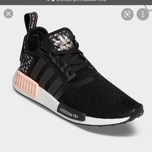 Adidas NMD / black/ cheetah print/ pink